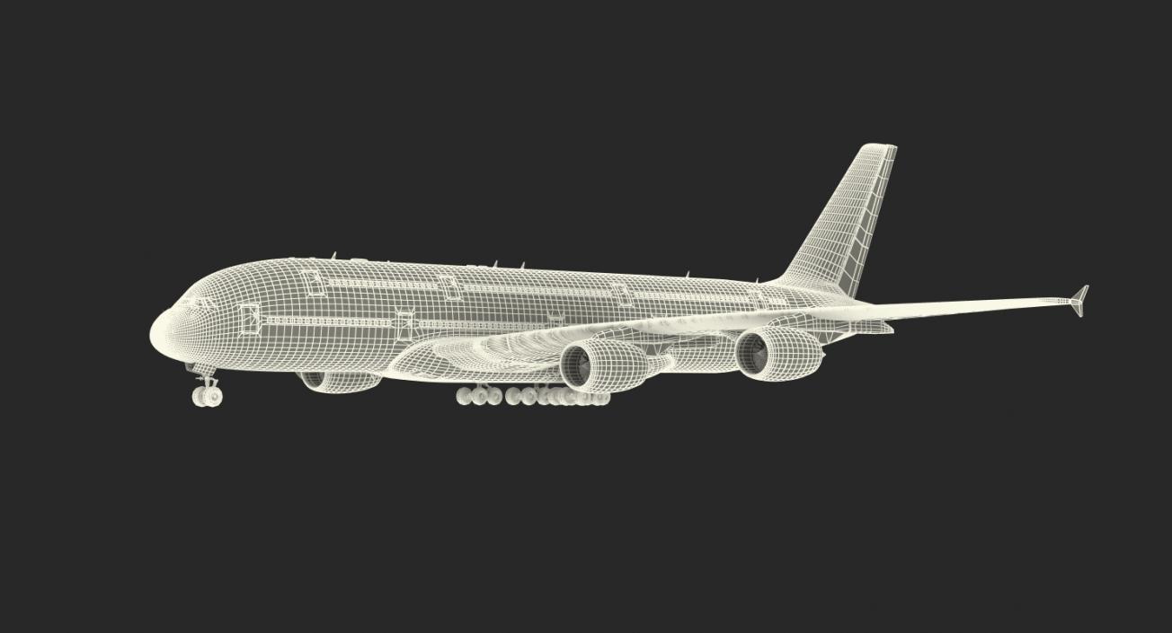 Airbus A380-1000 Air France 3D